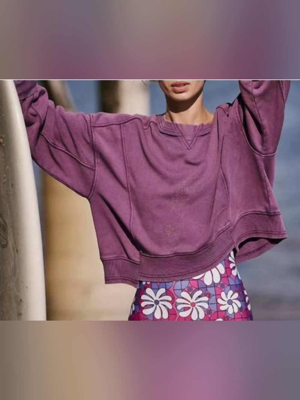 FREE PEOPLE Movement  intercept pullover sweatshirt in champion Size XL